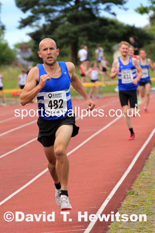 3000 metres, 2023 NEGP 4 Monkton, Wed., July 12th.  Photo: David T. Hewitson/Sports for All Pics